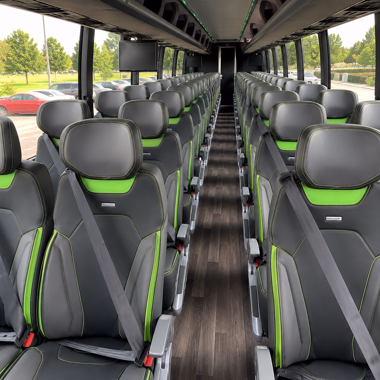 syracuse charter bus services interior