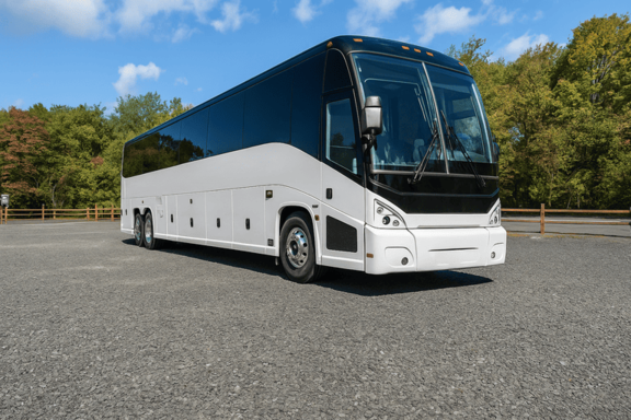 Syracuse Shuttle Bus Rentals 56 Passenger Shuttle Bus